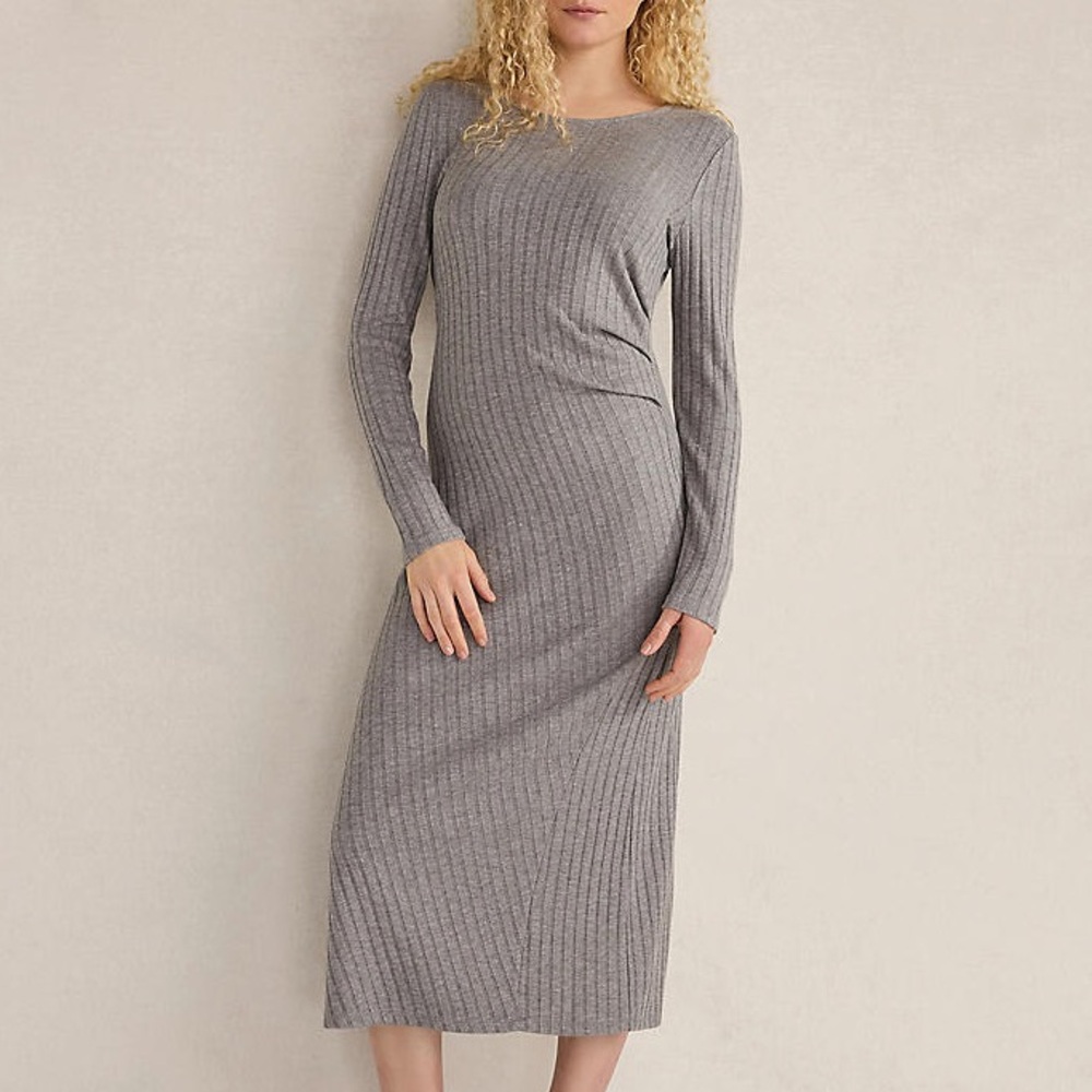 Haven Well Within Wide Rib Knit Drapey Maxi Dress